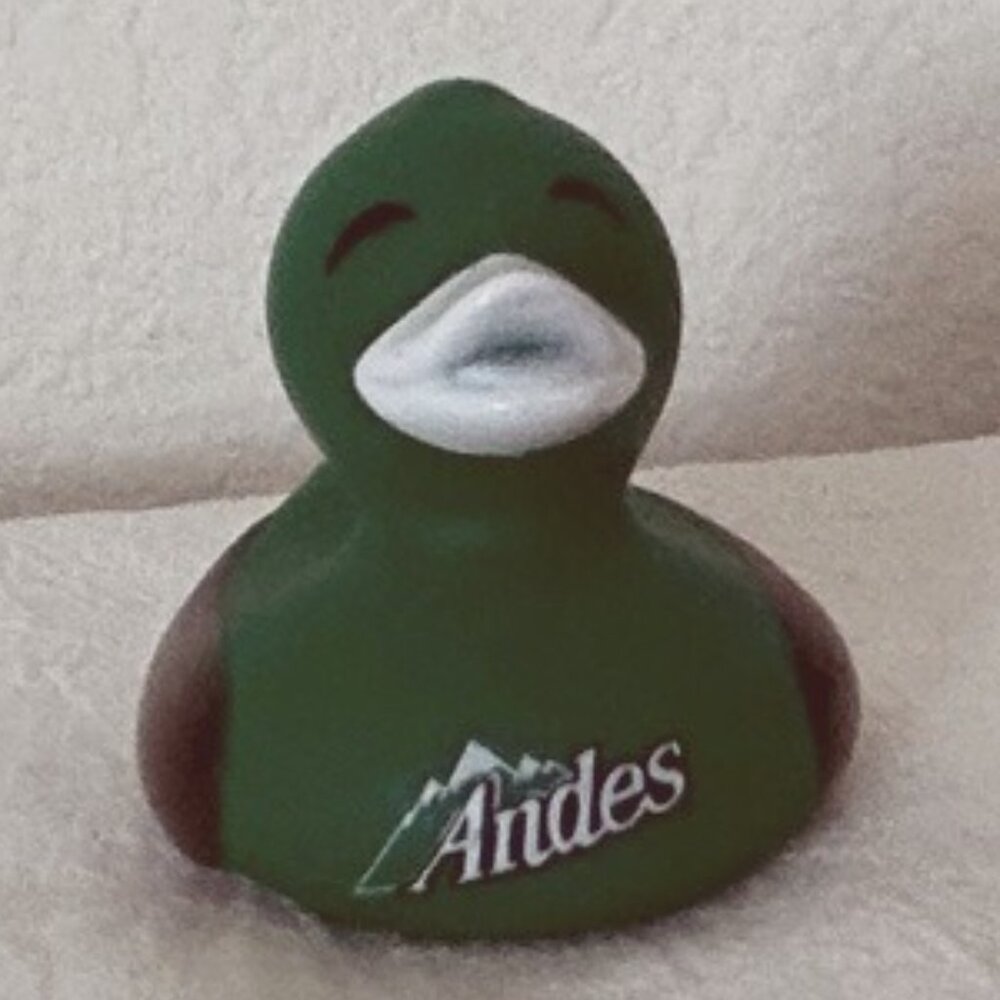 Andes Chocolate Candy Rubber Duck Small Collectible